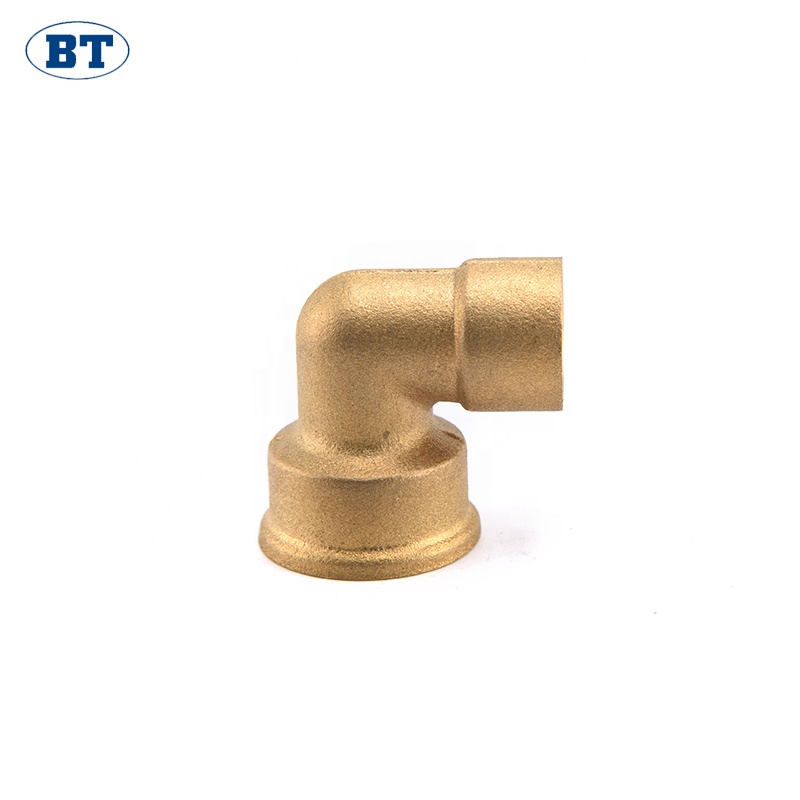 Bt6034 Good Market Brass Gas Pipe Fitting 22.5 Degree Elbow Copper